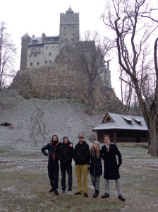 In front of the Bran Castle